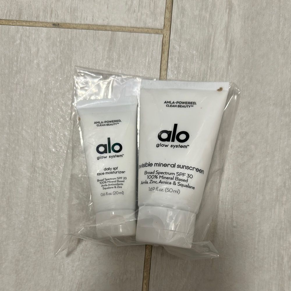 NWT Alo face and body sunscreen skincare